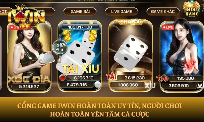 IWIN 27 Cổng game iWin hoàn toàn uy tín, người chơi hoàn toàn yên tâm cá cược