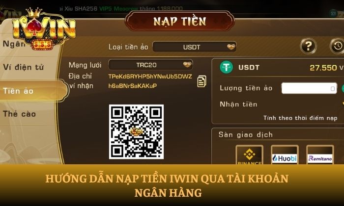 Hướng dẫn nạp tiền iWin