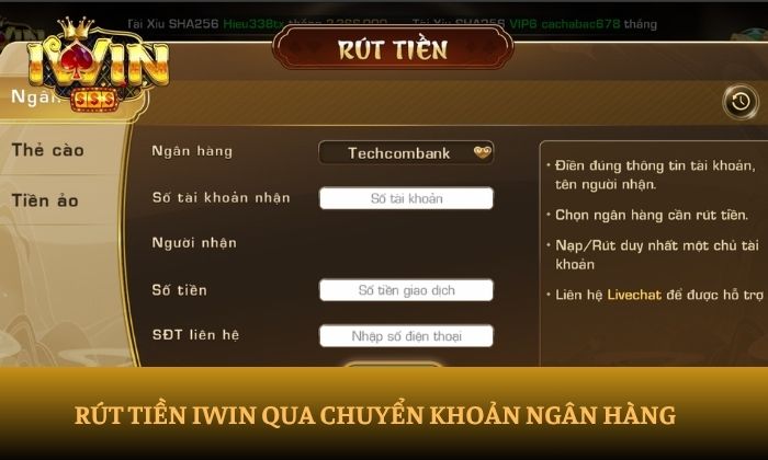 Rút tiền iWin Rút tiền iWin