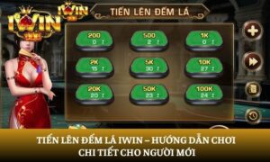 tiến lên đếm lá iWin